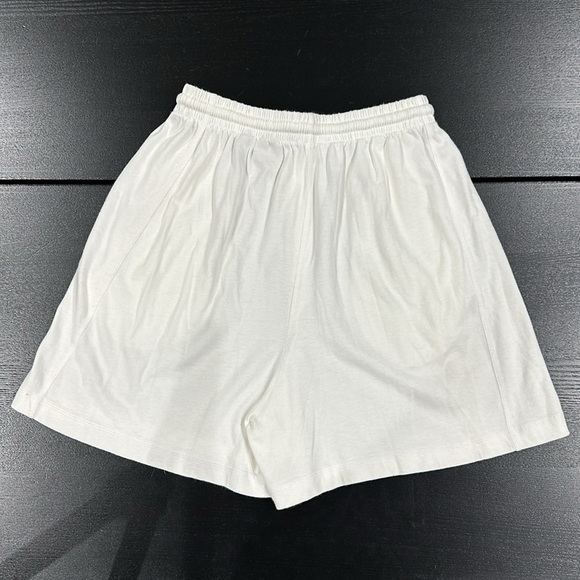 Vintage Marsh Landing White Cotton Athletic Shorts with Pockets & Drawstring - M - Picture 2 of 7